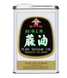 [5A0013] Aceite sésamo Kadoya C/10*1656ml / 芝麻油